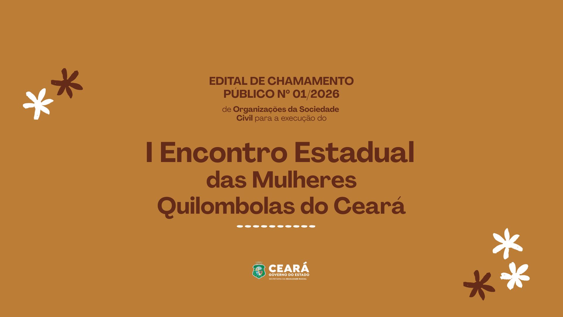 Secretaria da Igualdade Racial lança chamamento público para a realização do I Encontro de Mulheres Quilombolas do Ceará